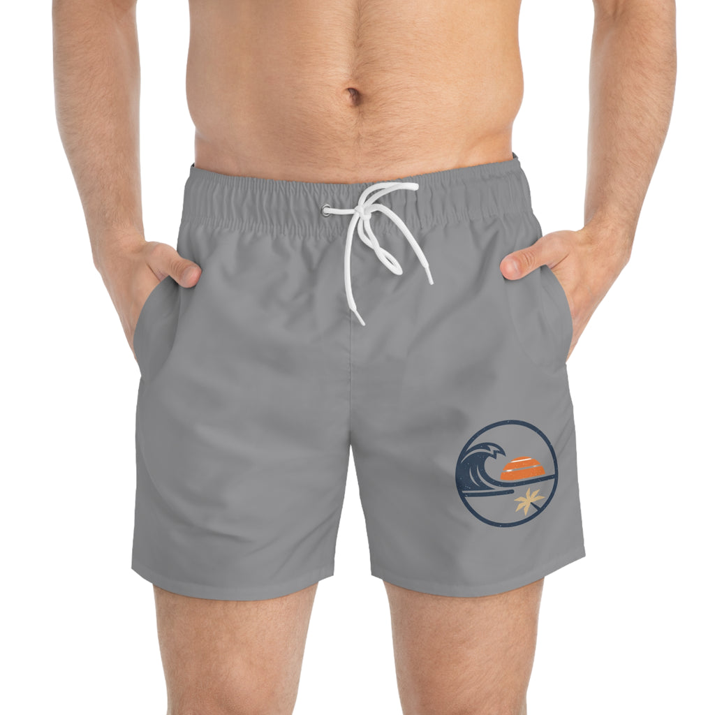 Men's Beach  Sunset Wave  — Casual Summer Boardshorts