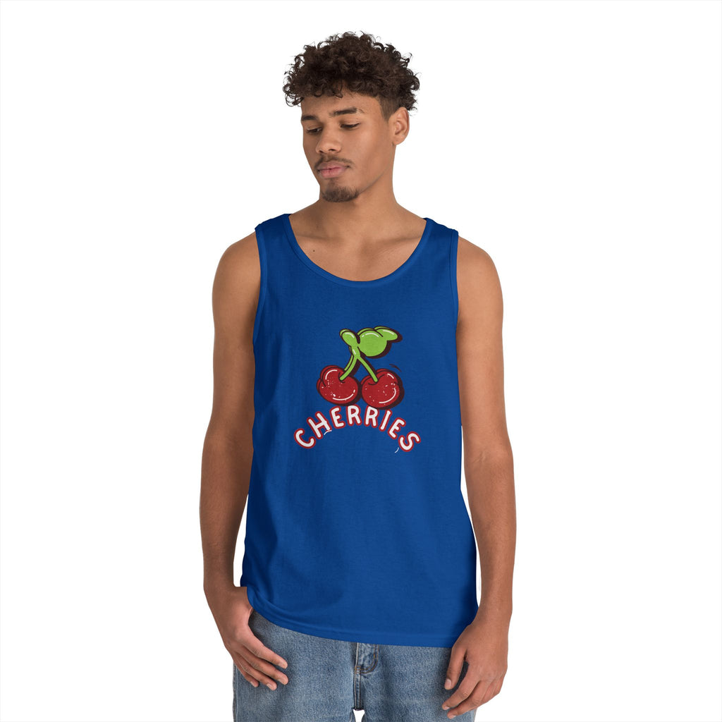 Tank Top — Cute Retro "Cherries" Fruit Design