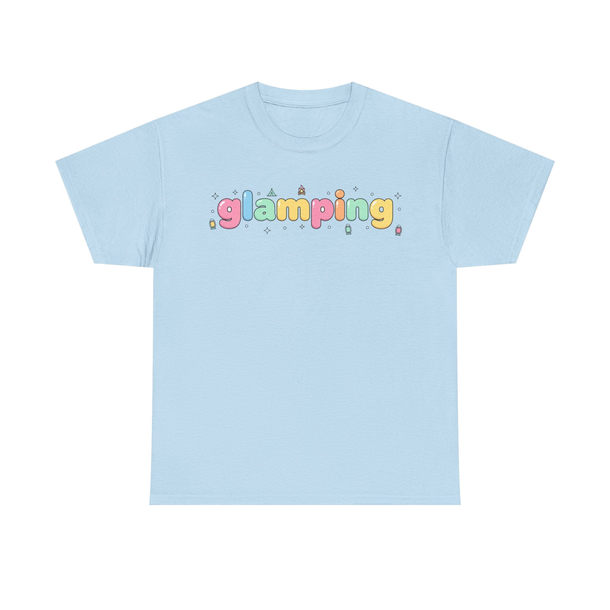 Glamping Pastel Tee — Cute Outdoor Camping