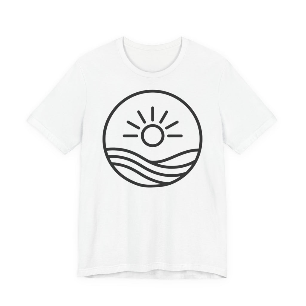 Sunrise Waves T-Shirt – Minimal Beach