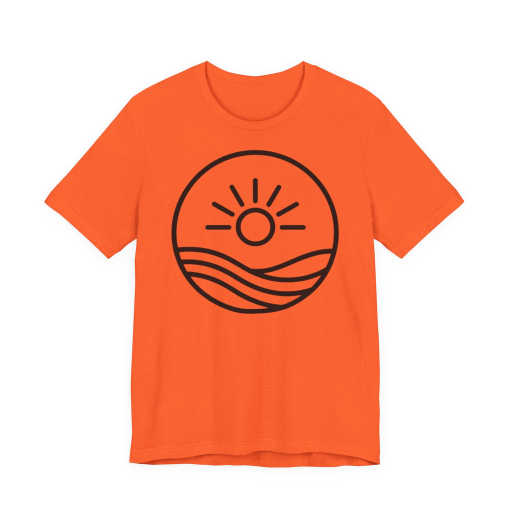 Sunrise Waves T-Shirt – Minimal Beach