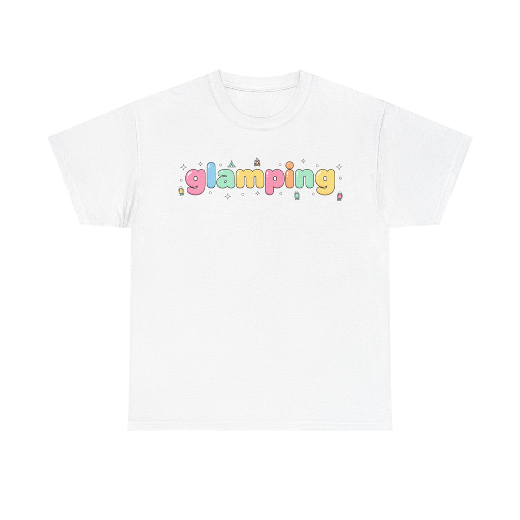Glamping Pastel Tee — Cute Outdoor Camping