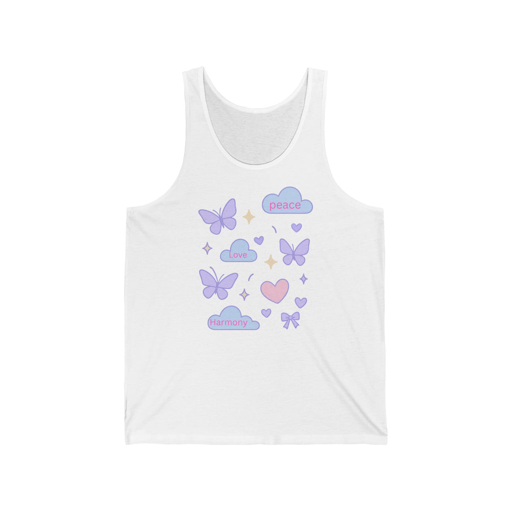 Butterfly Clouds Tank Top —  Peace Love Harmony