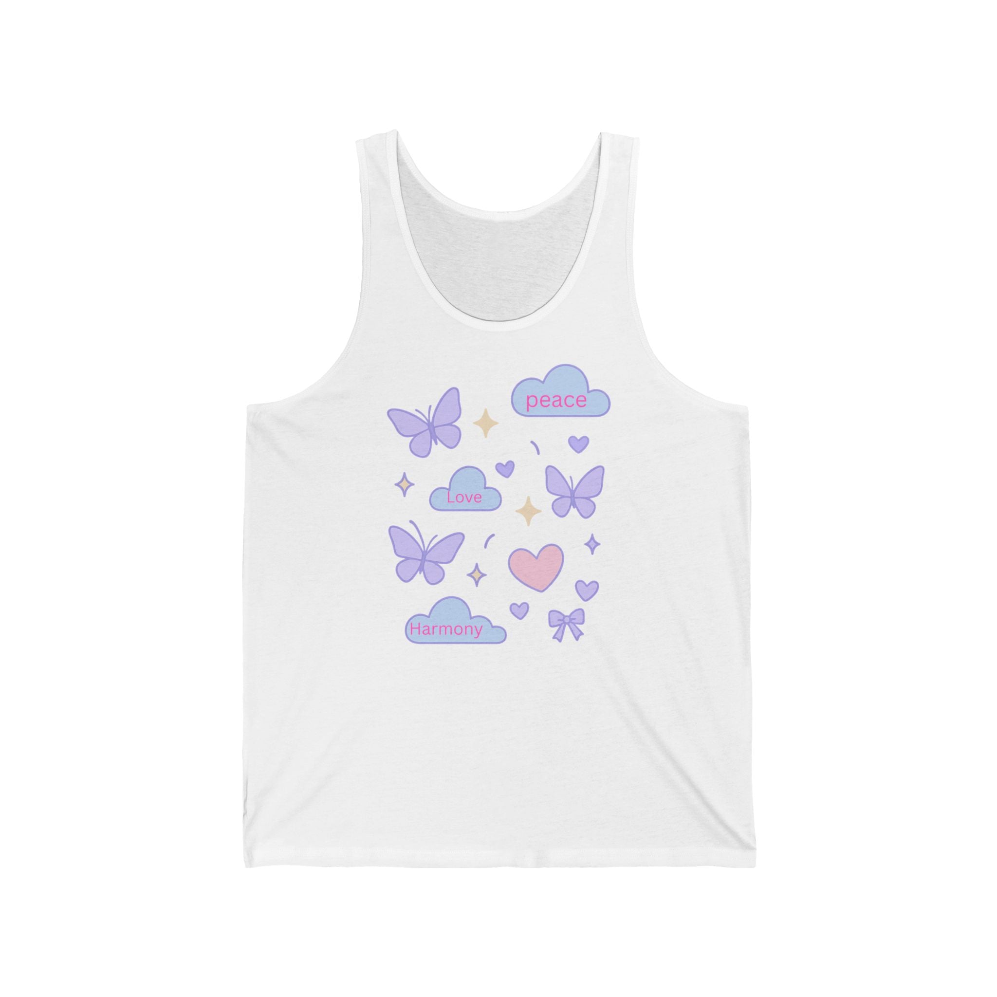 Butterfly Clouds Tank Top —  Peace Love Harmony