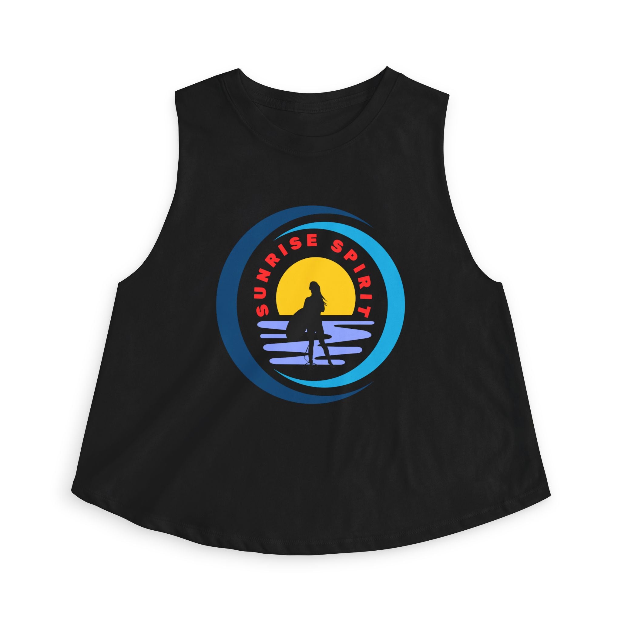 Sunrise Spirit Women's Crop Top — Surf  Beach Tank