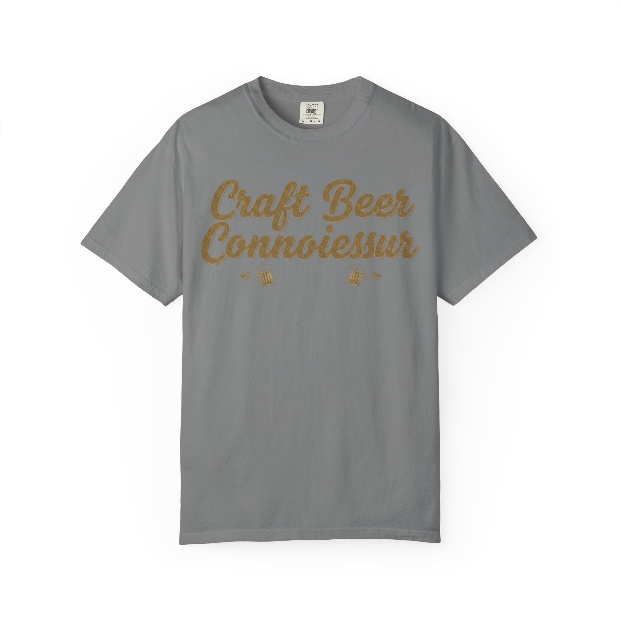 Craft Beer Connoisseur T-Shirt – Vintage Script Beer Lover Tee