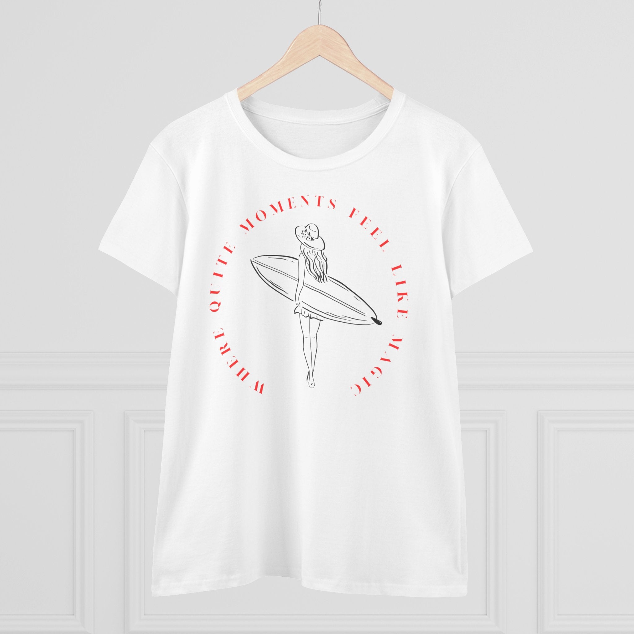 Surf Girl  — Minimalist Women's Surf T-Shirt