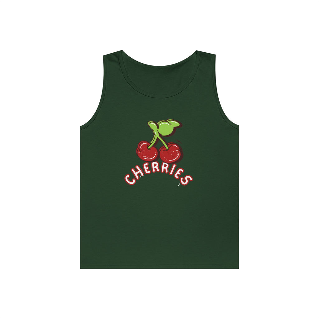 Tank Top — Cute Retro "Cherries" Fruit Design