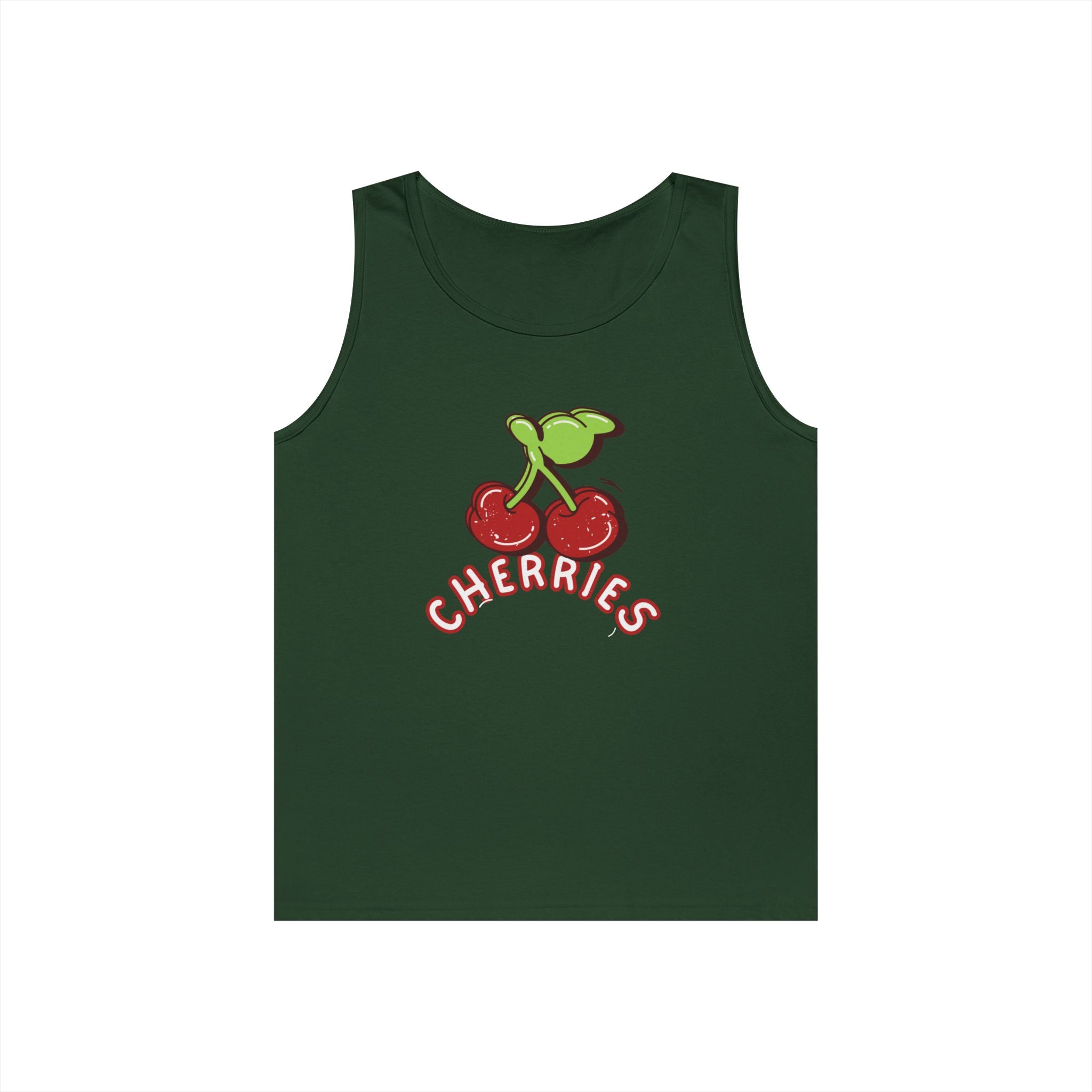 Tank Top — Cute Retro "Cherries" Fruit Design