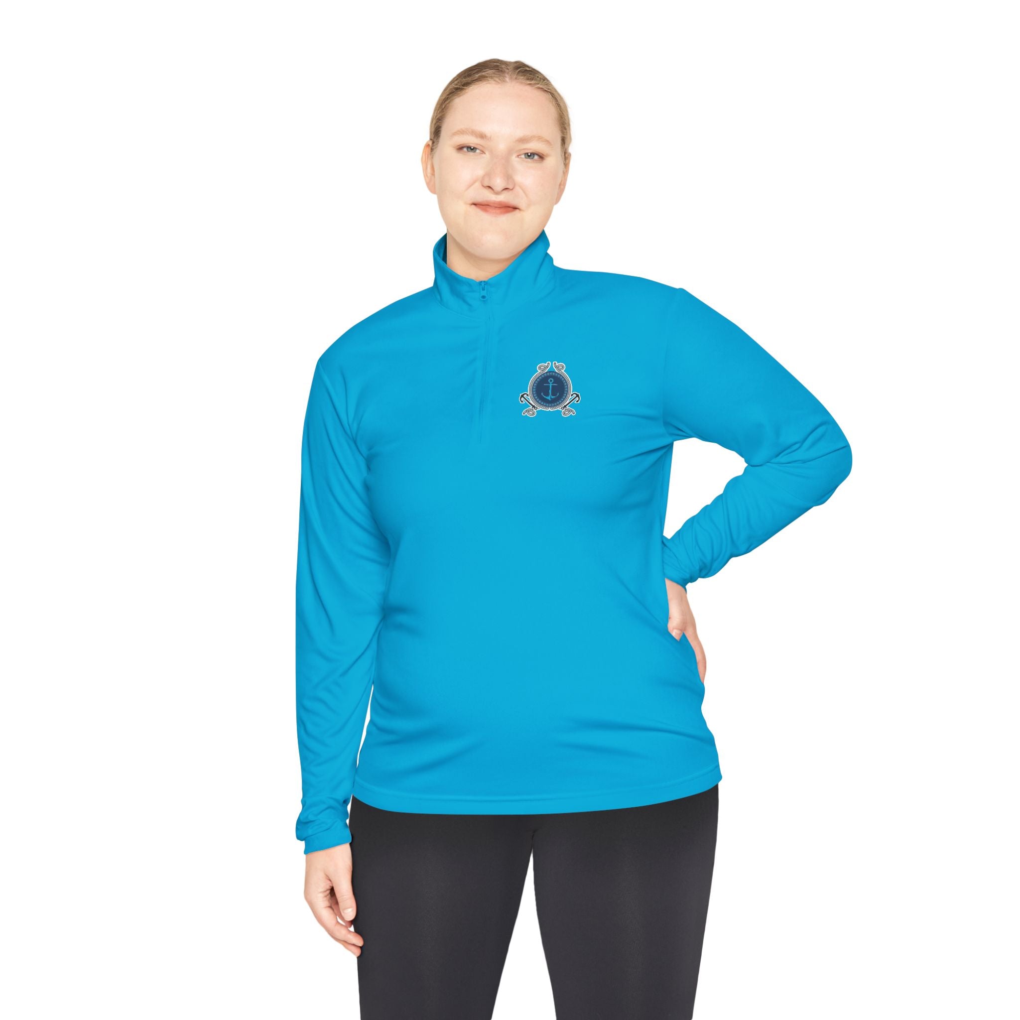 Nautical Anchor - Quarter-Zip Pullover