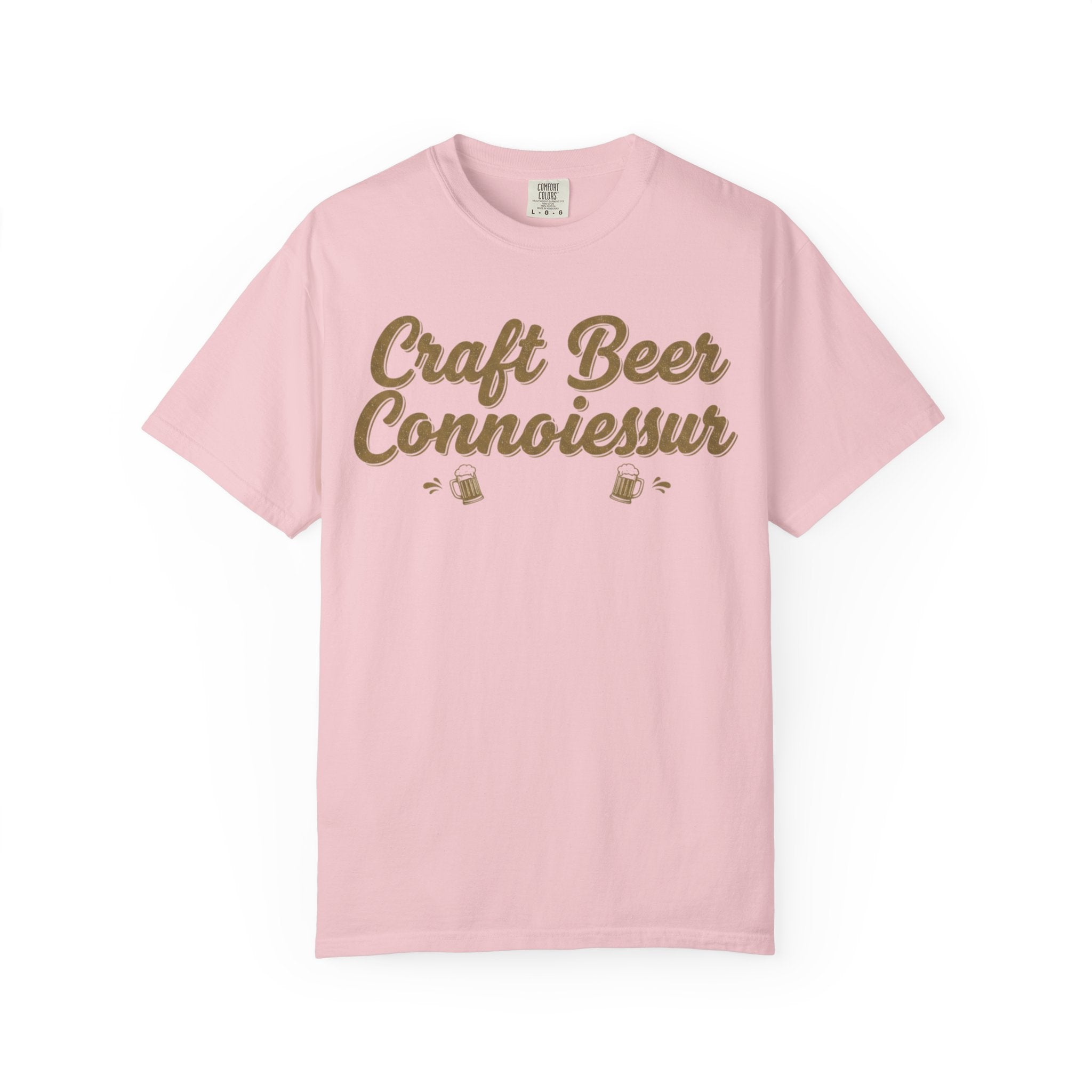 Craft Beer Connoisseur T-Shirt – Vintage Script Beer Lover Tee