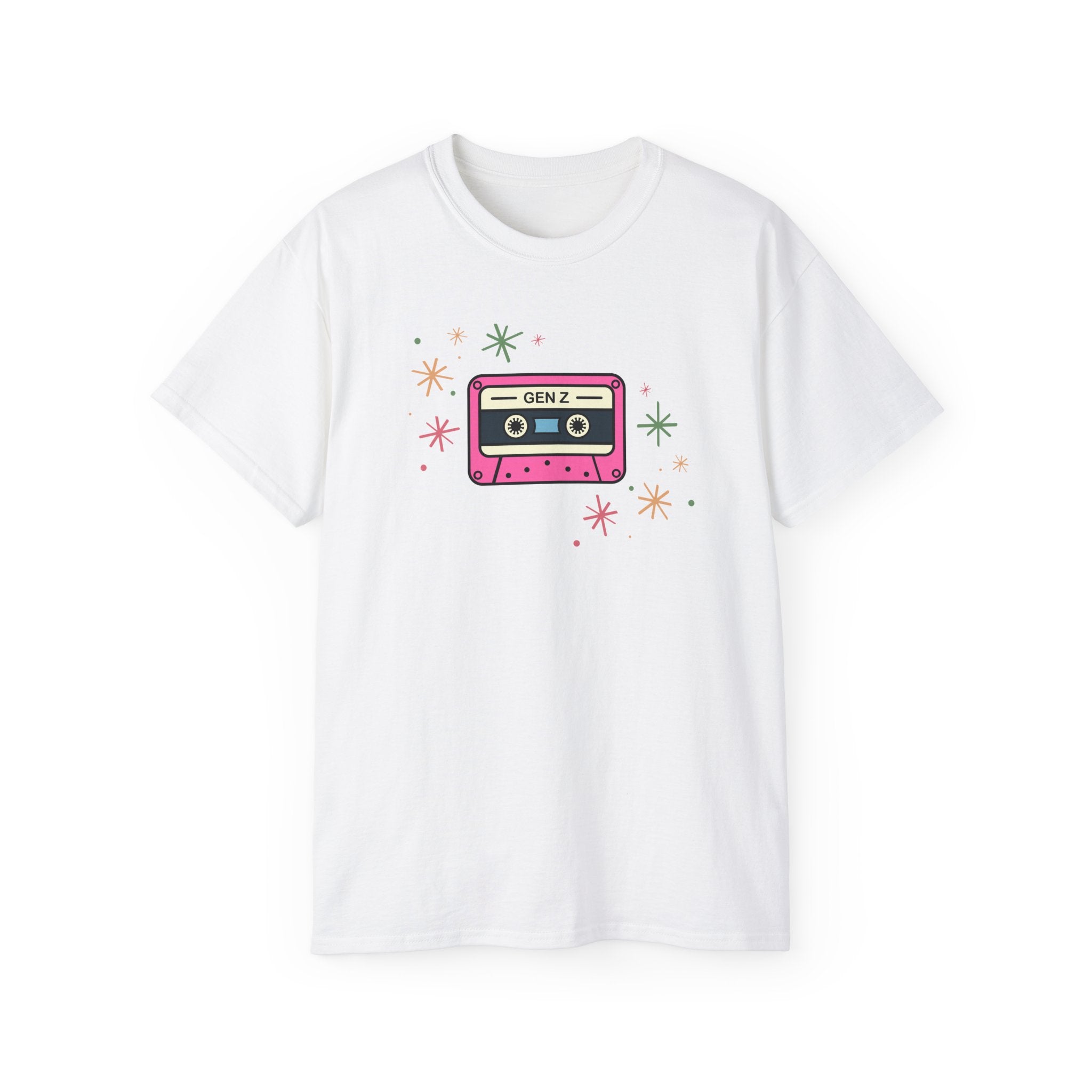 Cassette Tape Tee — 'GEN Z' Retro 90s Vintage Graphic T-Shirt