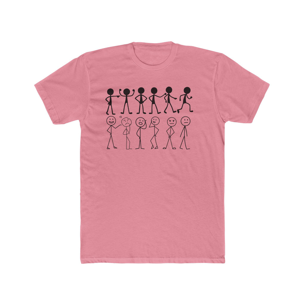 Stick Figure Lineup T‑Shirt