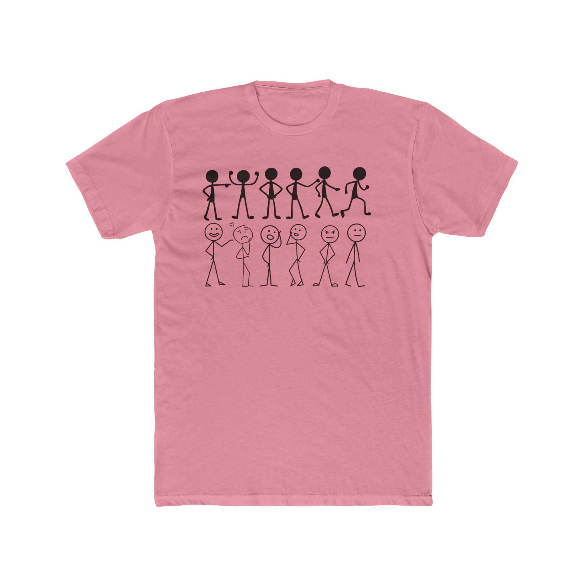 Stick Figure Lineup T‑Shirt