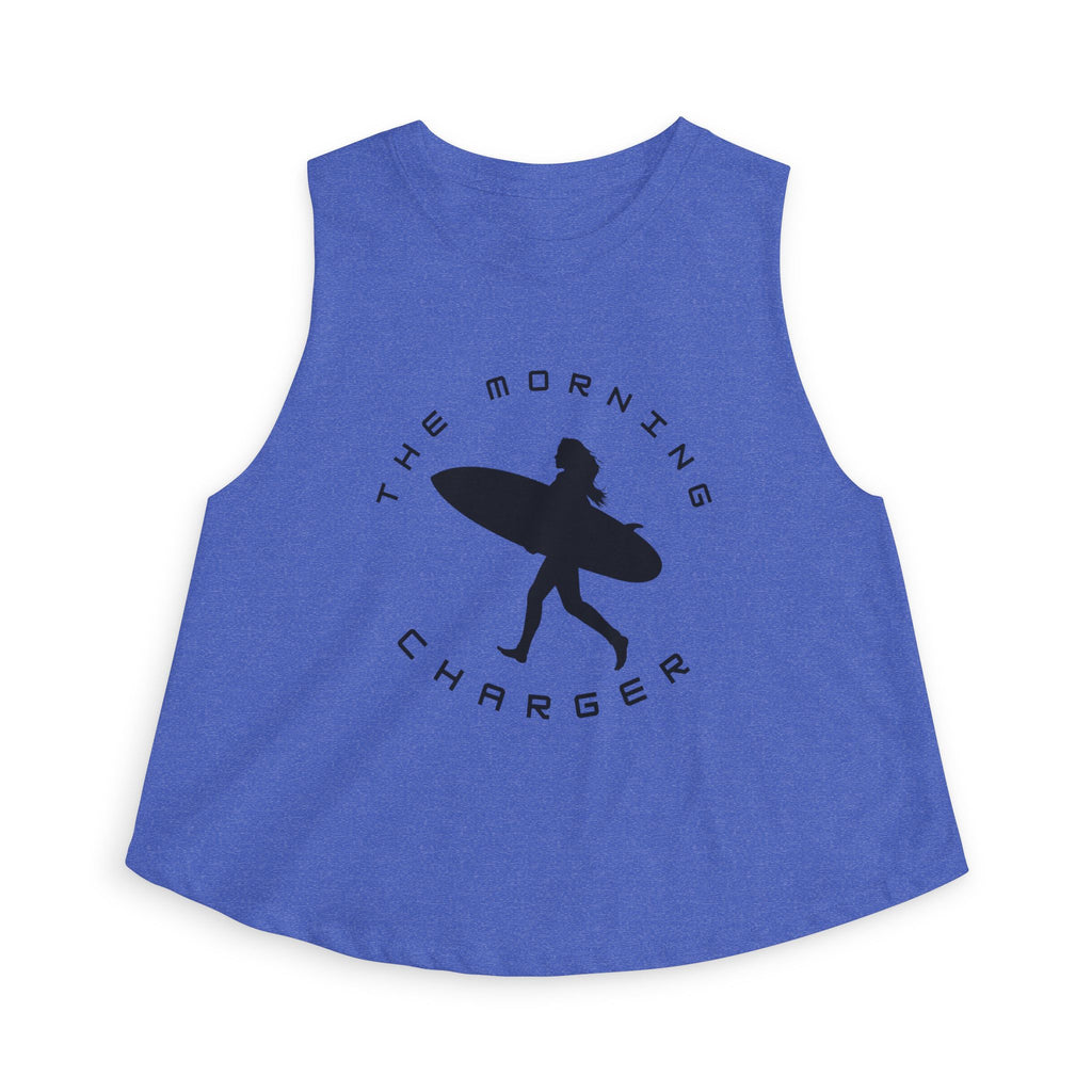 Surf Crop Tank — “The Morning Charger”