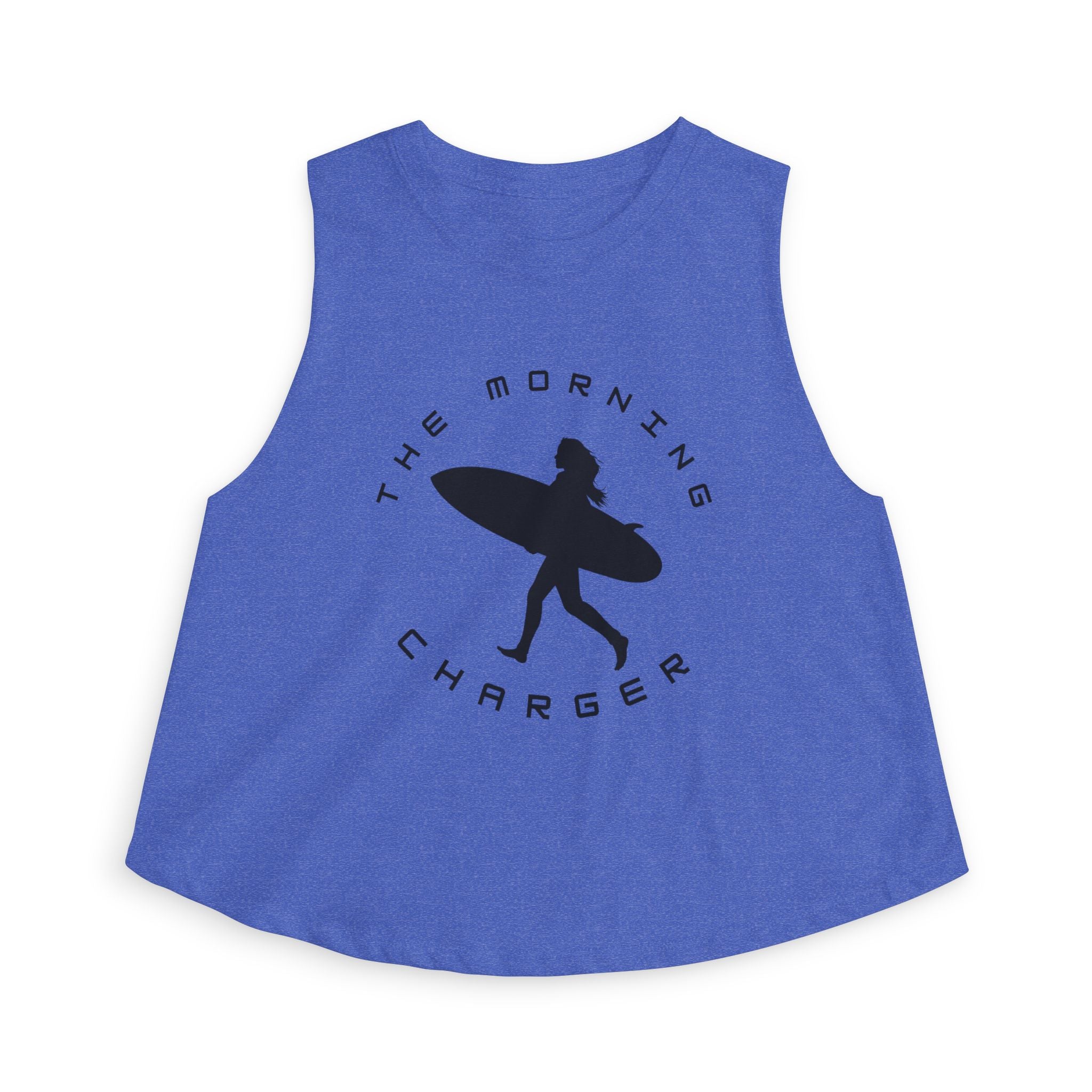 Surf Crop Tank — “The Morning Charger”