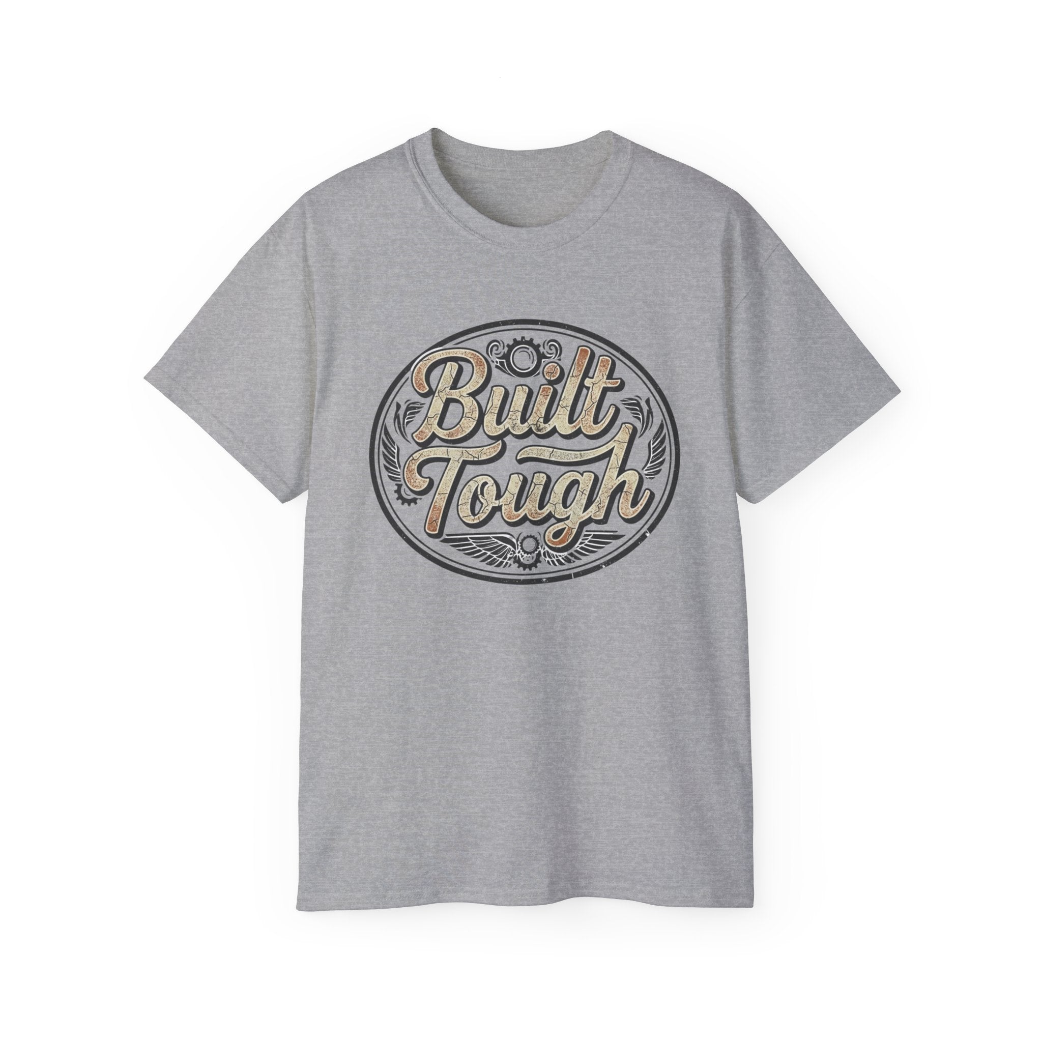 Built Tough  T-Shirt — Vintage Mechanic & Workshop Tee