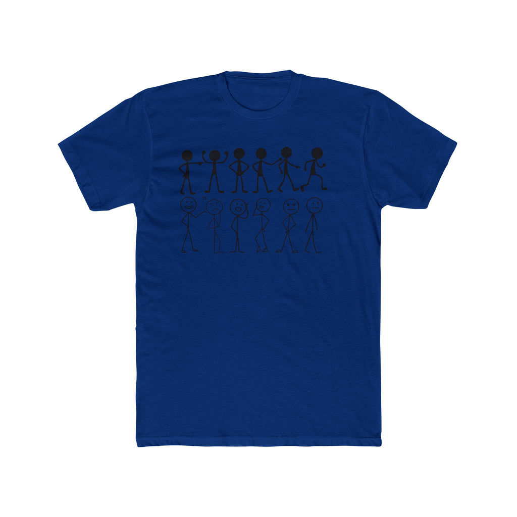 Stick Figure Lineup T‑Shirt