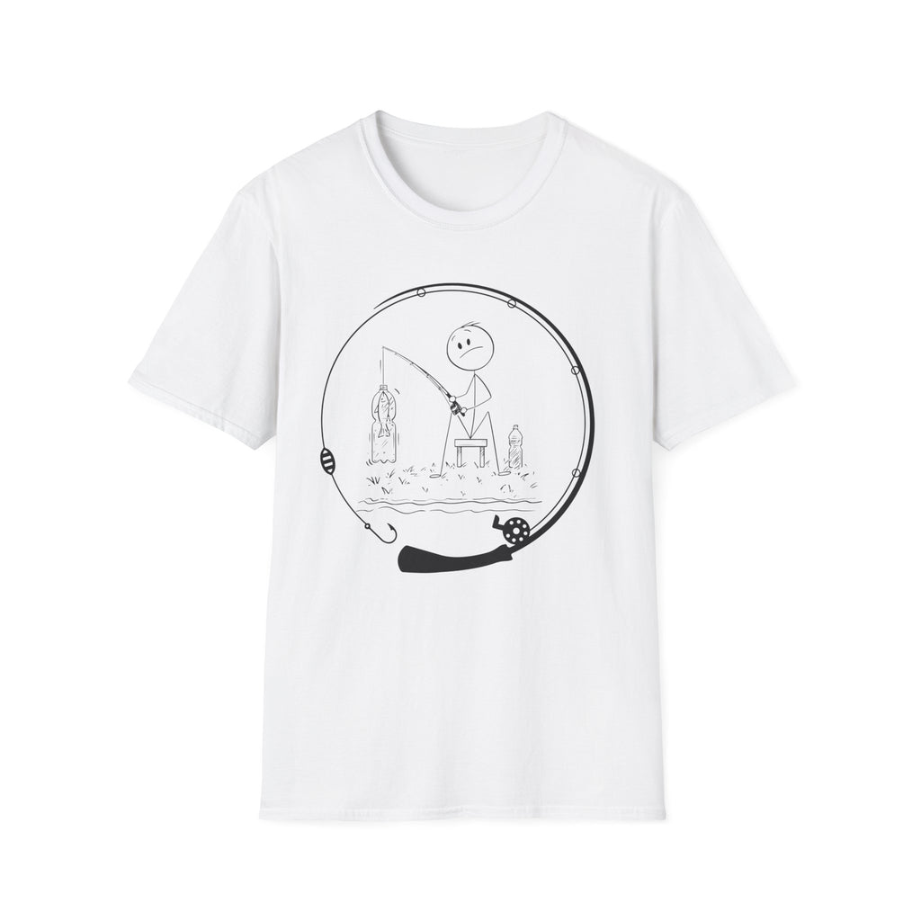 Stick man Fishing  Tee