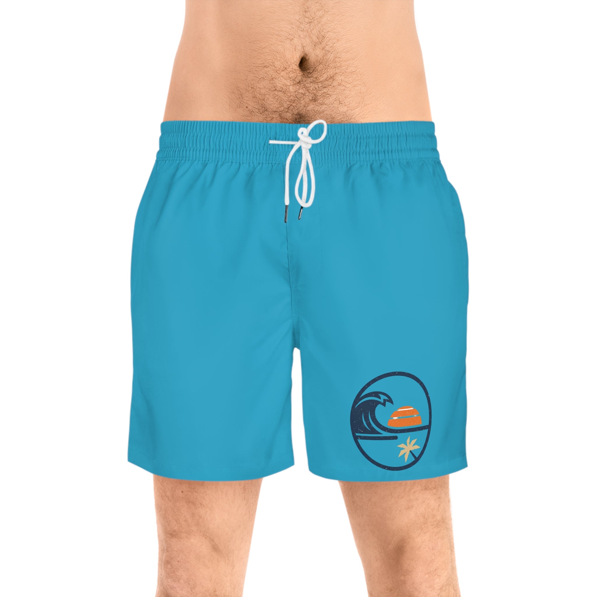 Beach Sunset  Wave Swim Shorts
