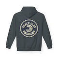 Beach Club Hoodie — Retro Surf Crest "Est. 1992"