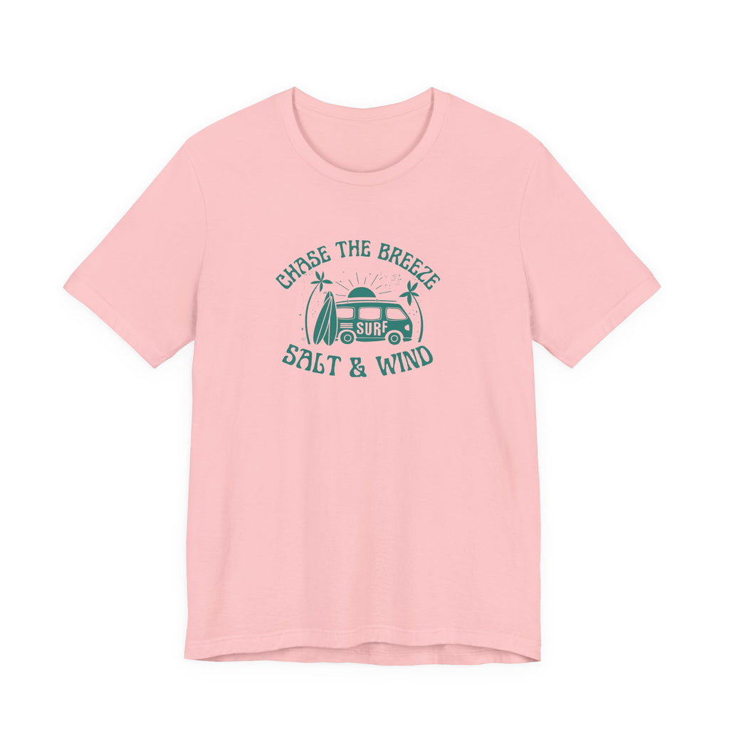 Chase the Breeze Surf Tee — "Salt & Wind" Beach T-Shirt