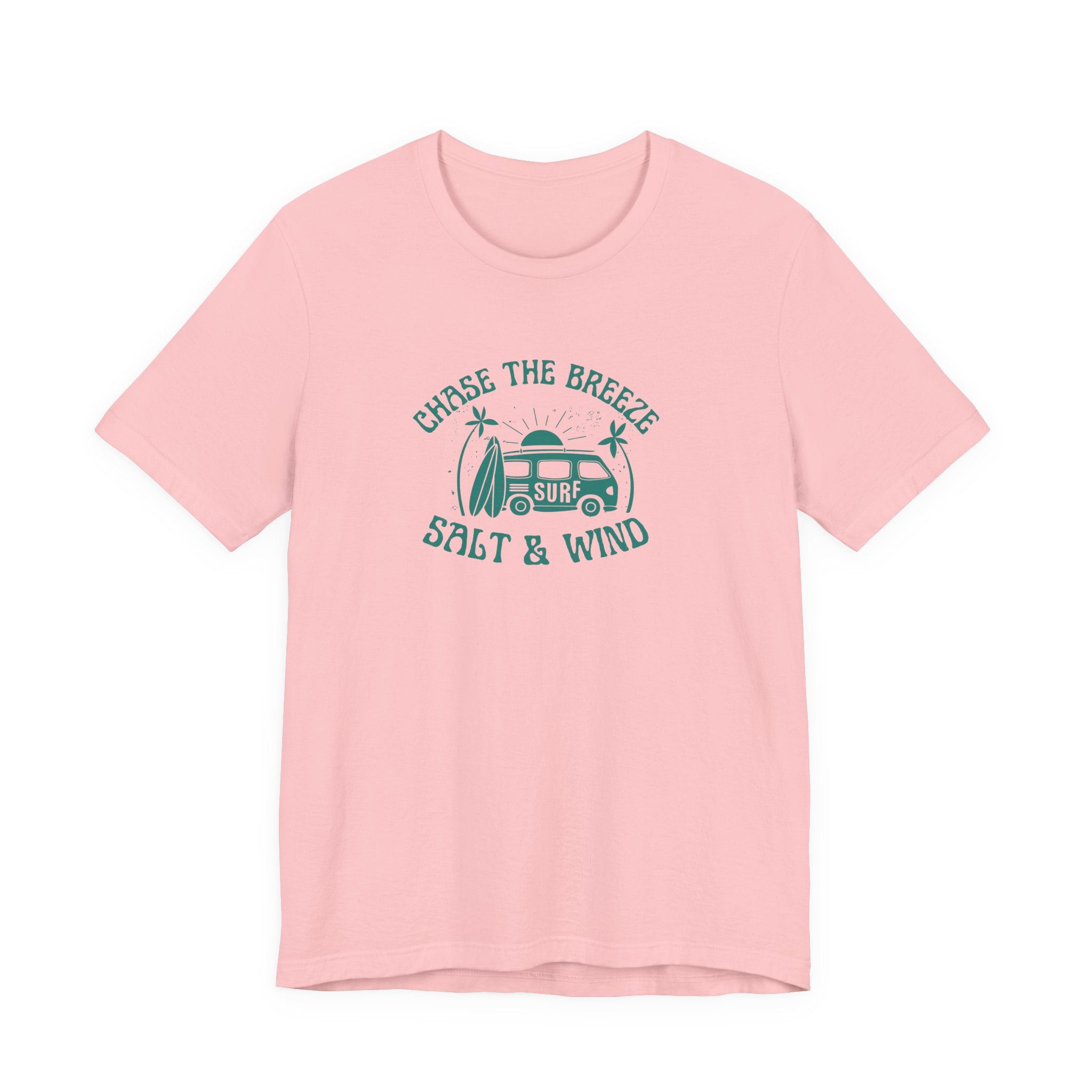 Chase the Breeze Surf Tee — "Salt & Wind" Beach T-Shirt