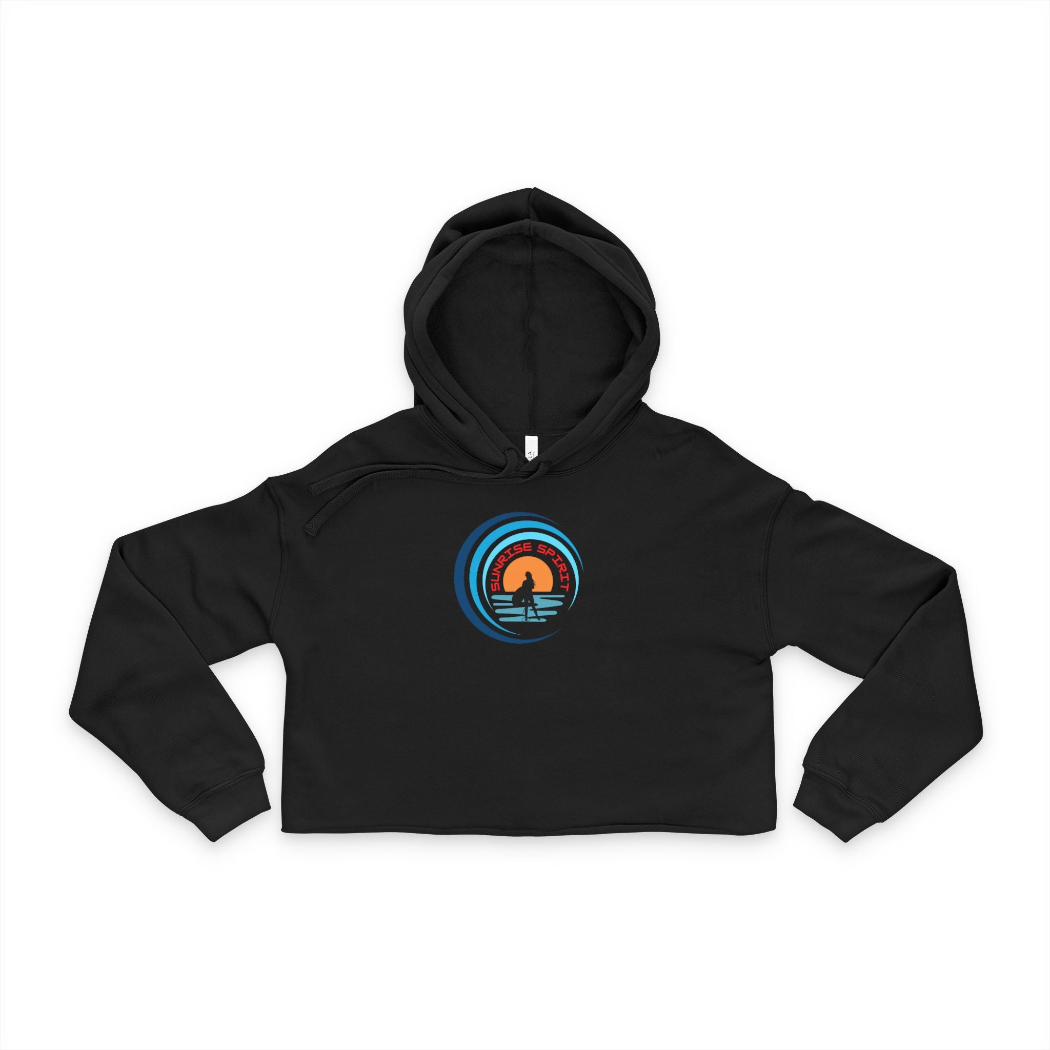 Sunrise Spirit-Cropped Hoodie