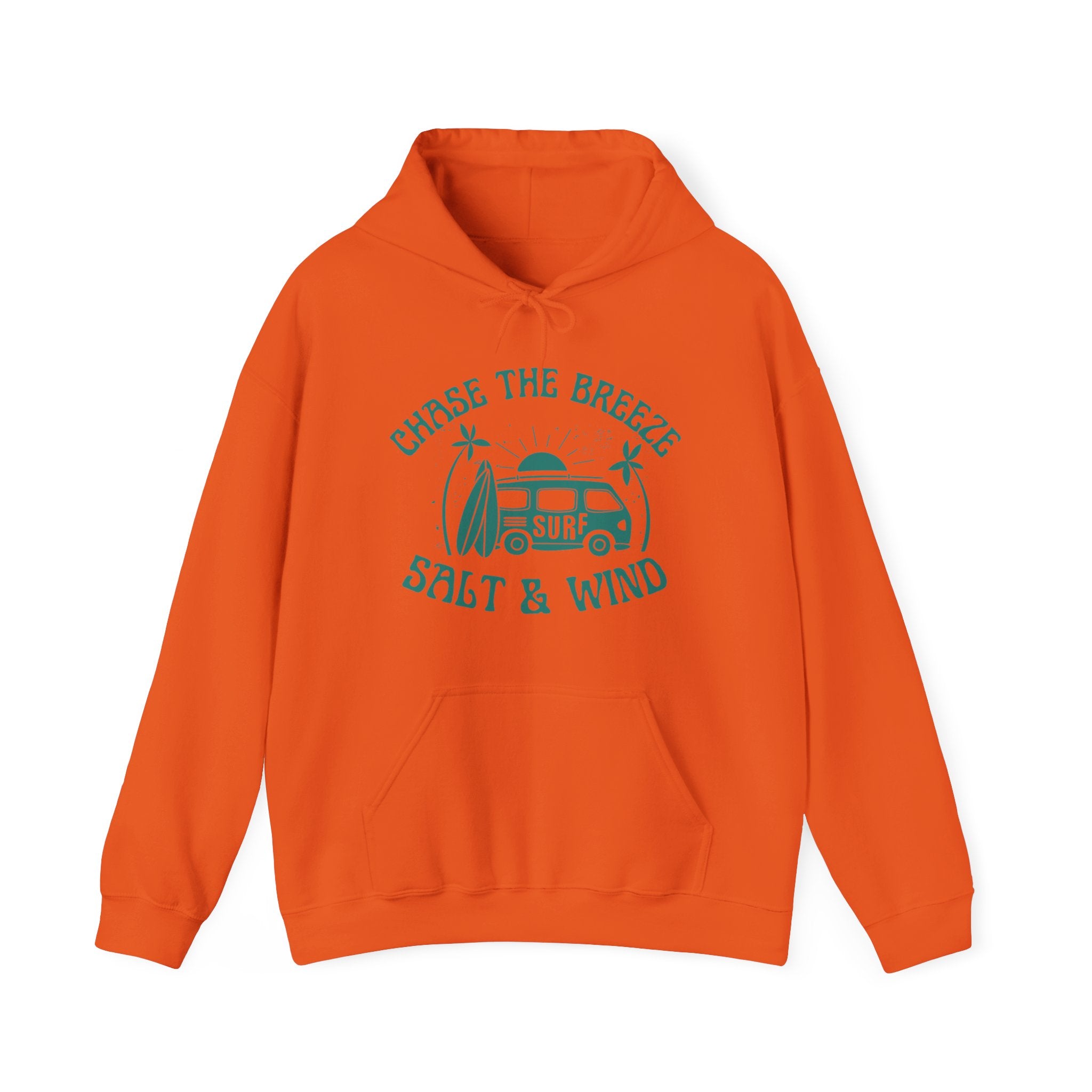 Chase the Breeze Surf Hoodie — Salt & Wind Vintage Van Surfing Sweatshirt