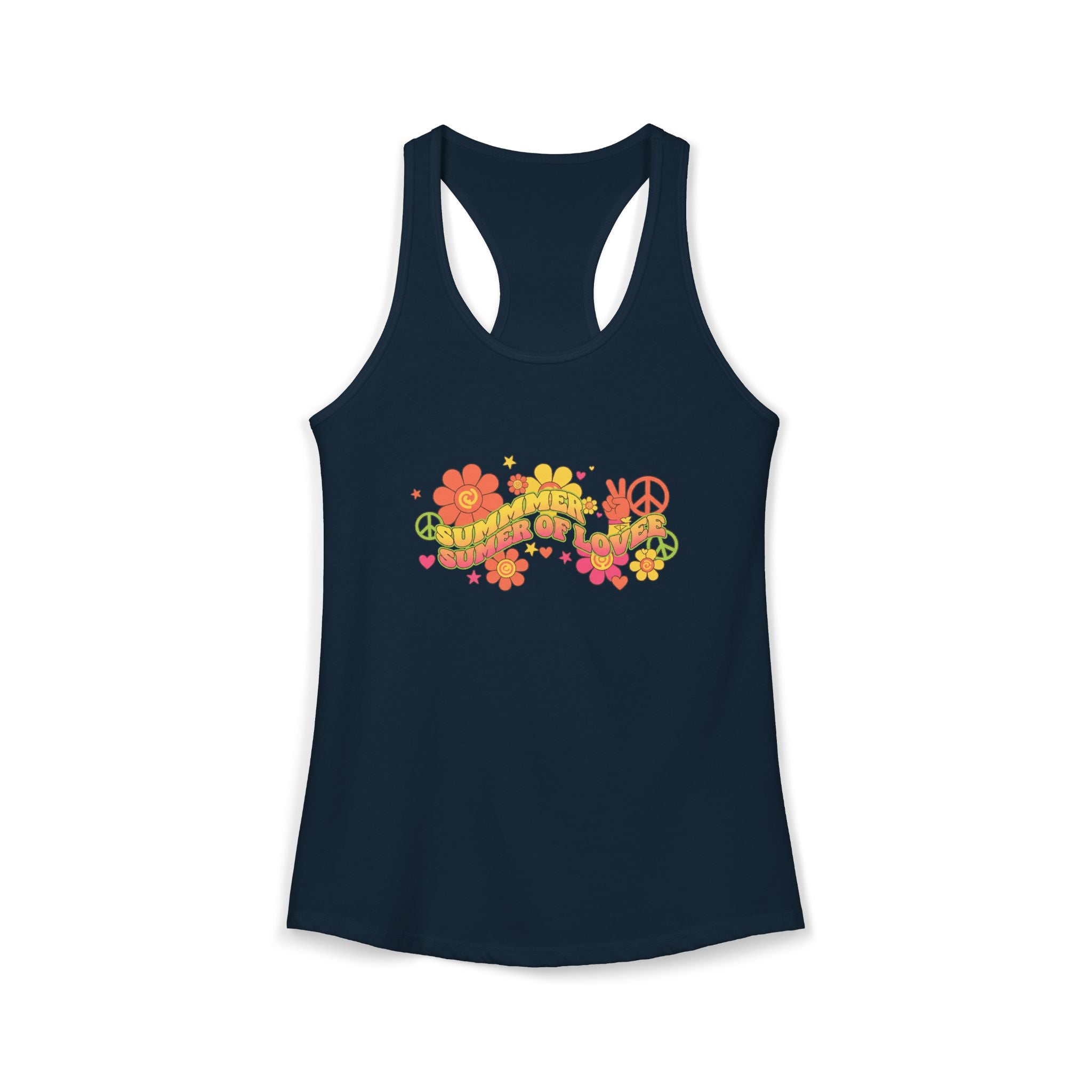 Women's  Racerback- Tank Top  Summer Love