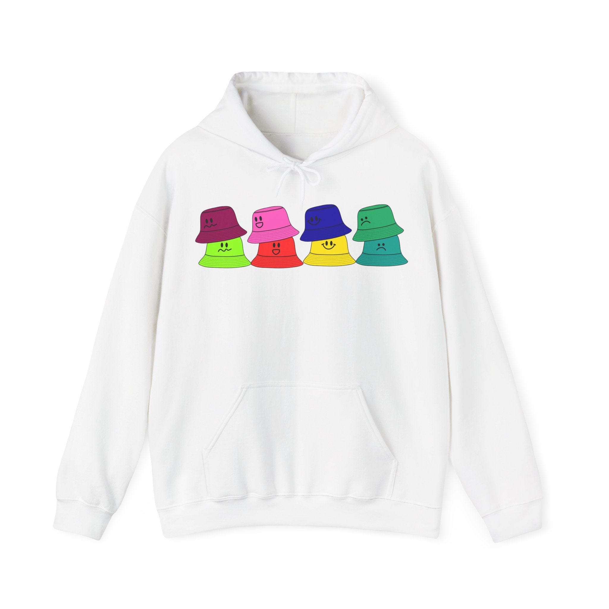 Bucket Hat Hoodie - Graphic Hooded Sweatshirt