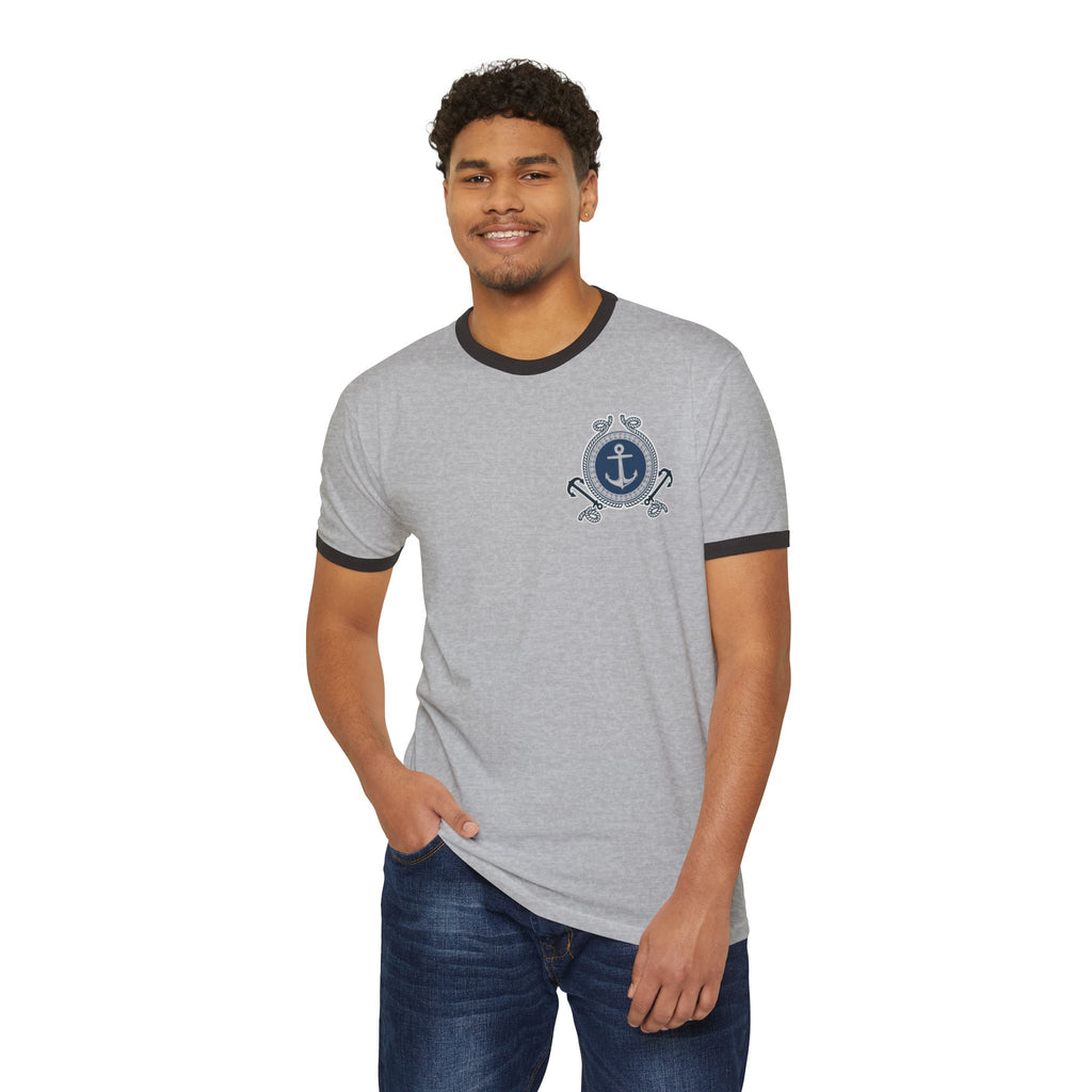 Nautical Anchor Ringer Tee