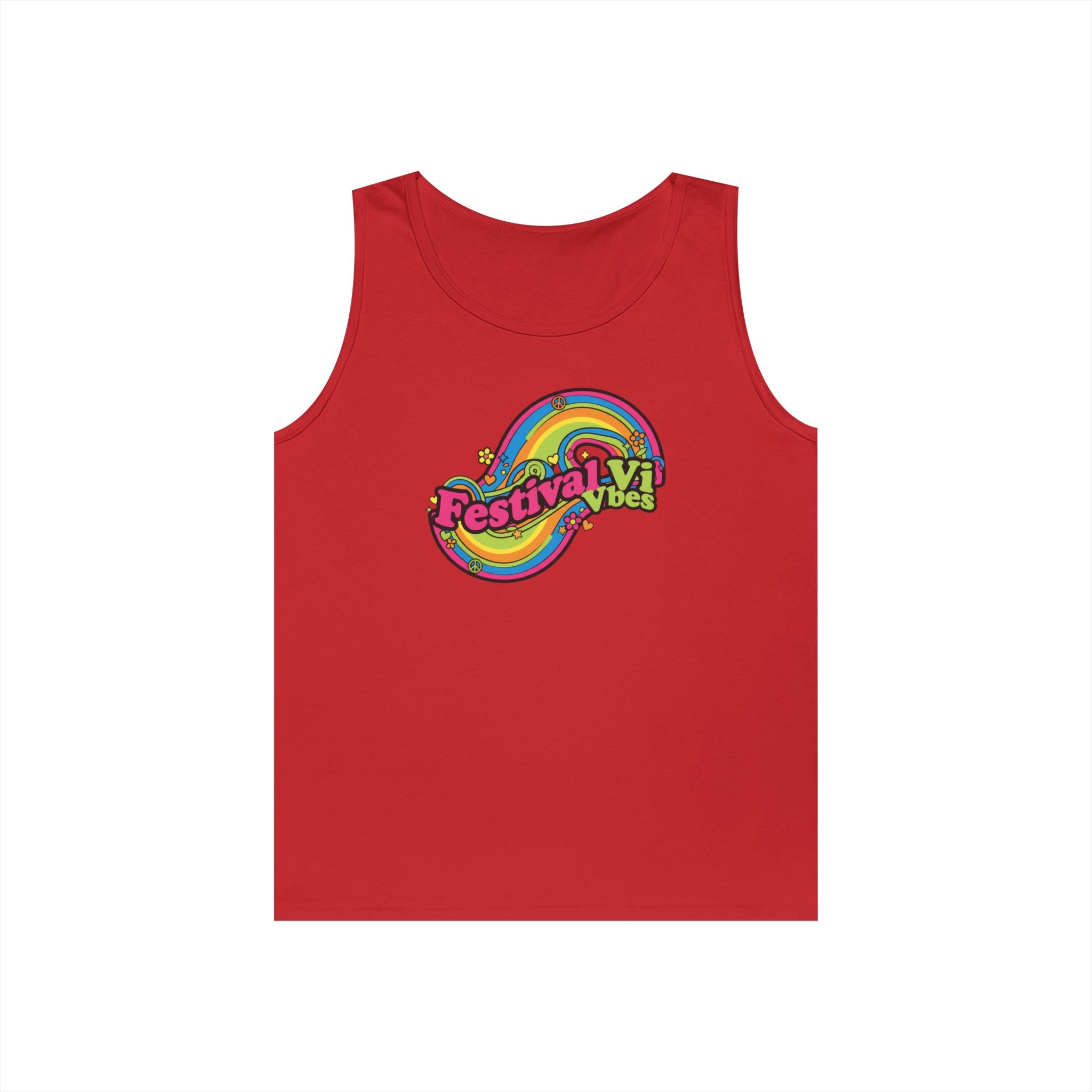 Festival Vibes Tank Top — Retro