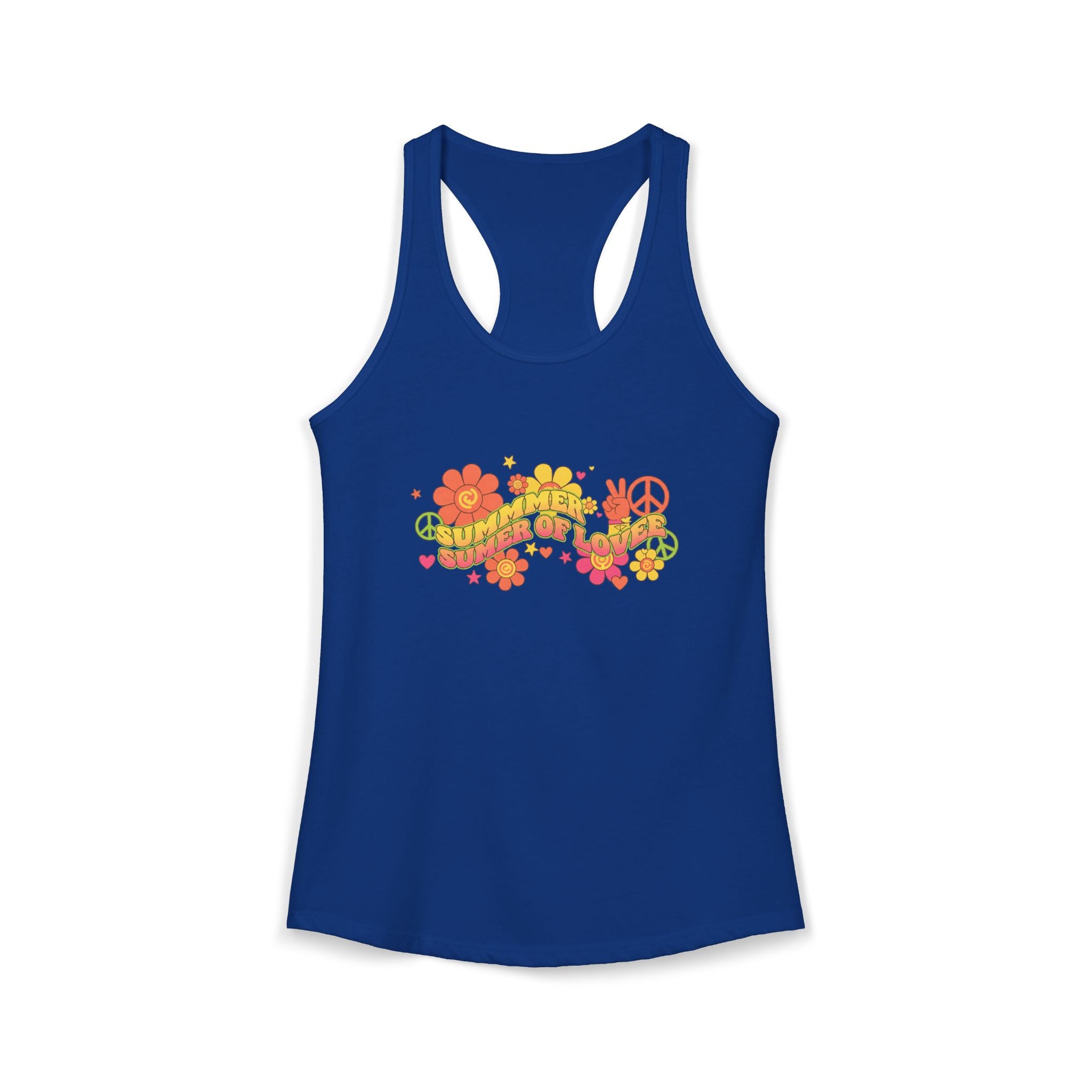 Women's  Racerback- Tank Top  Summer Love