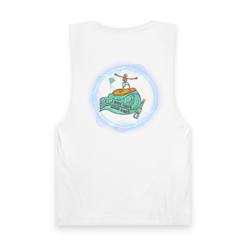 Surf Vibes Tank Top — "Good Vibes Only" Beach Graphic Tank