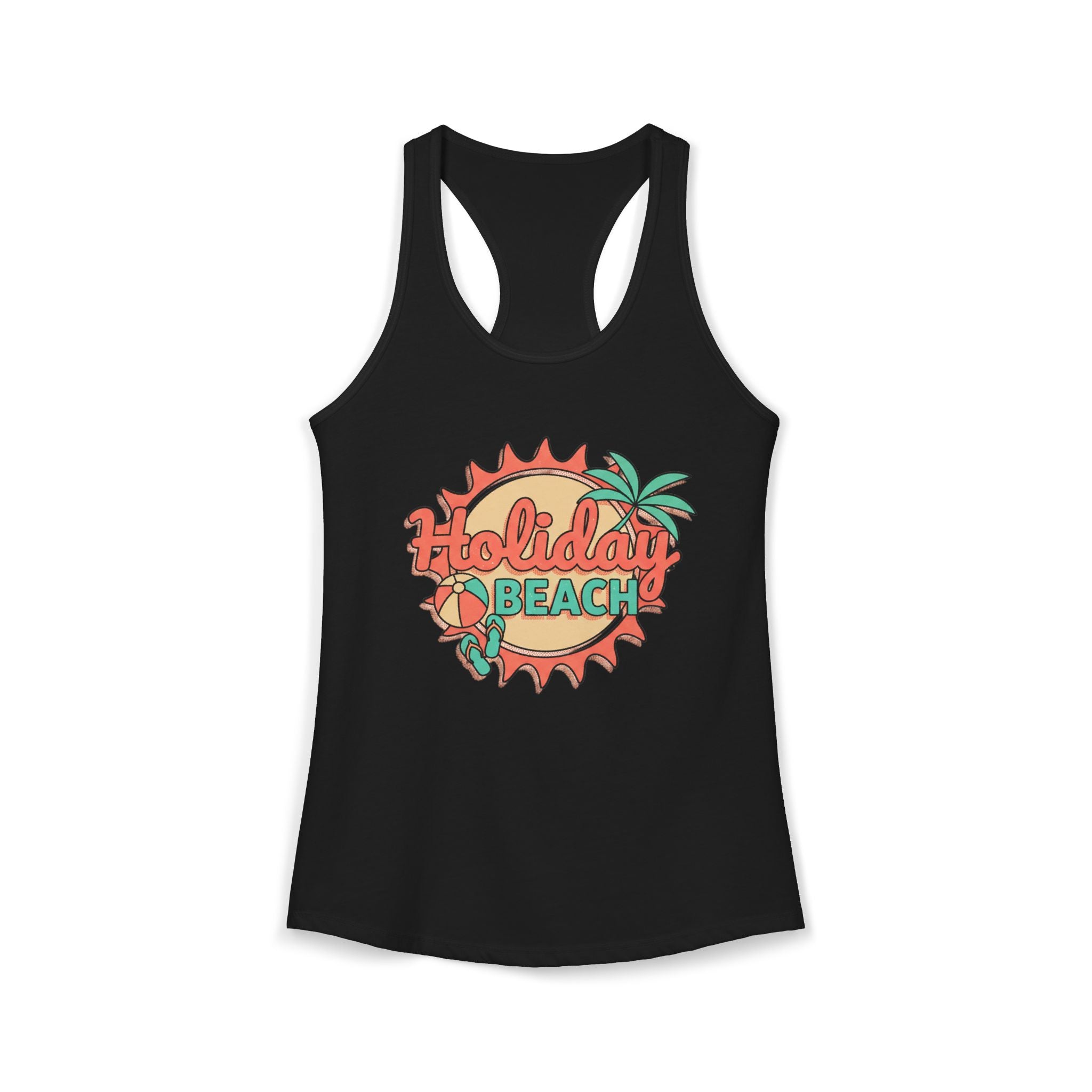 Women's  Racerback Tank-Holiday Beach