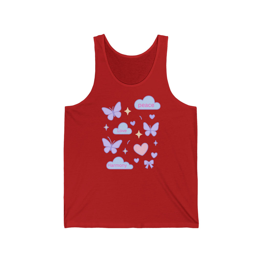 Butterfly Clouds Tank Top —  Peace Love Harmony