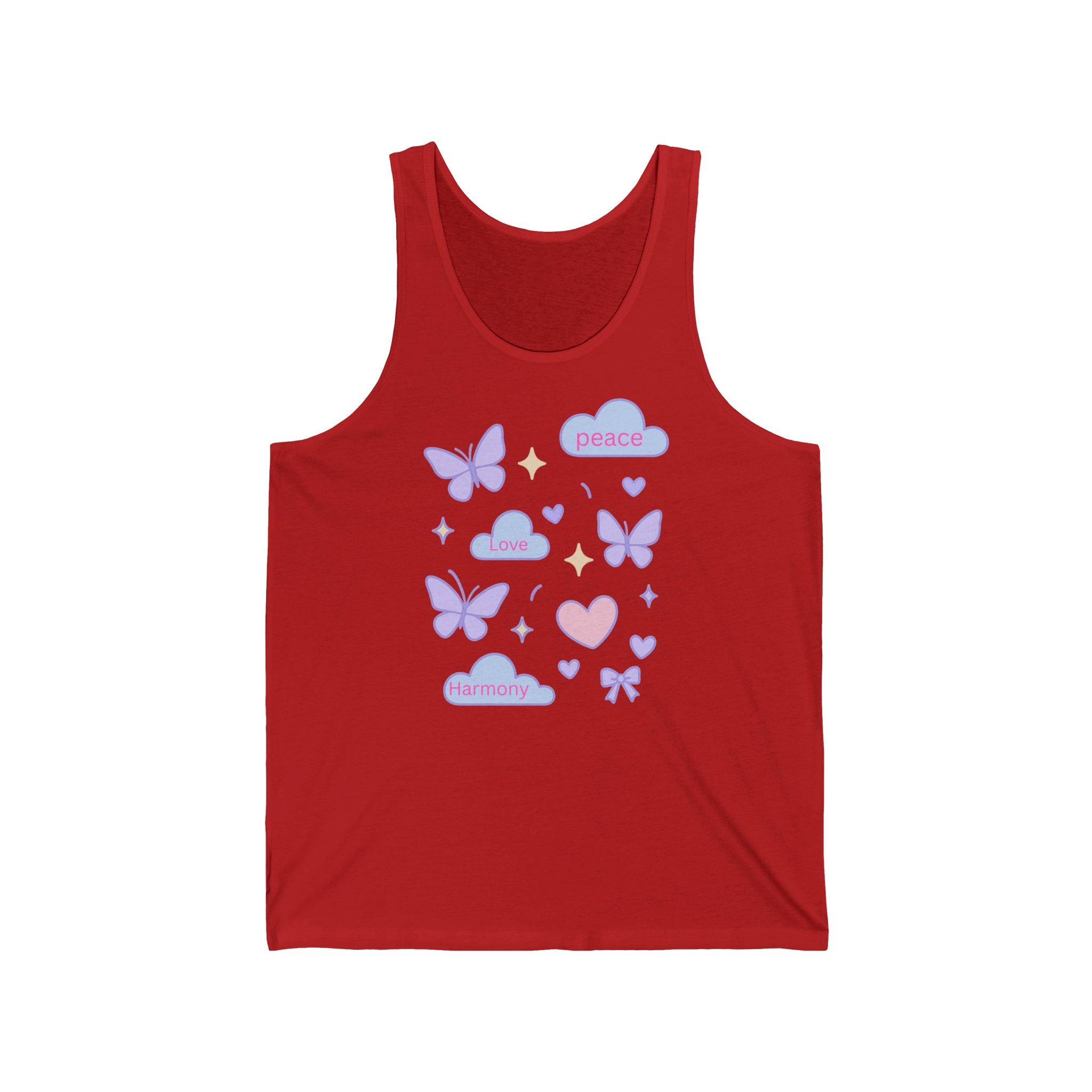 Butterfly Clouds Tank Top —  Peace Love Harmony