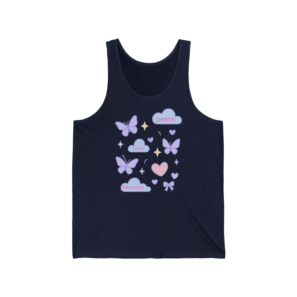 Butterfly Clouds Tank Top —  Peace Love Harmony