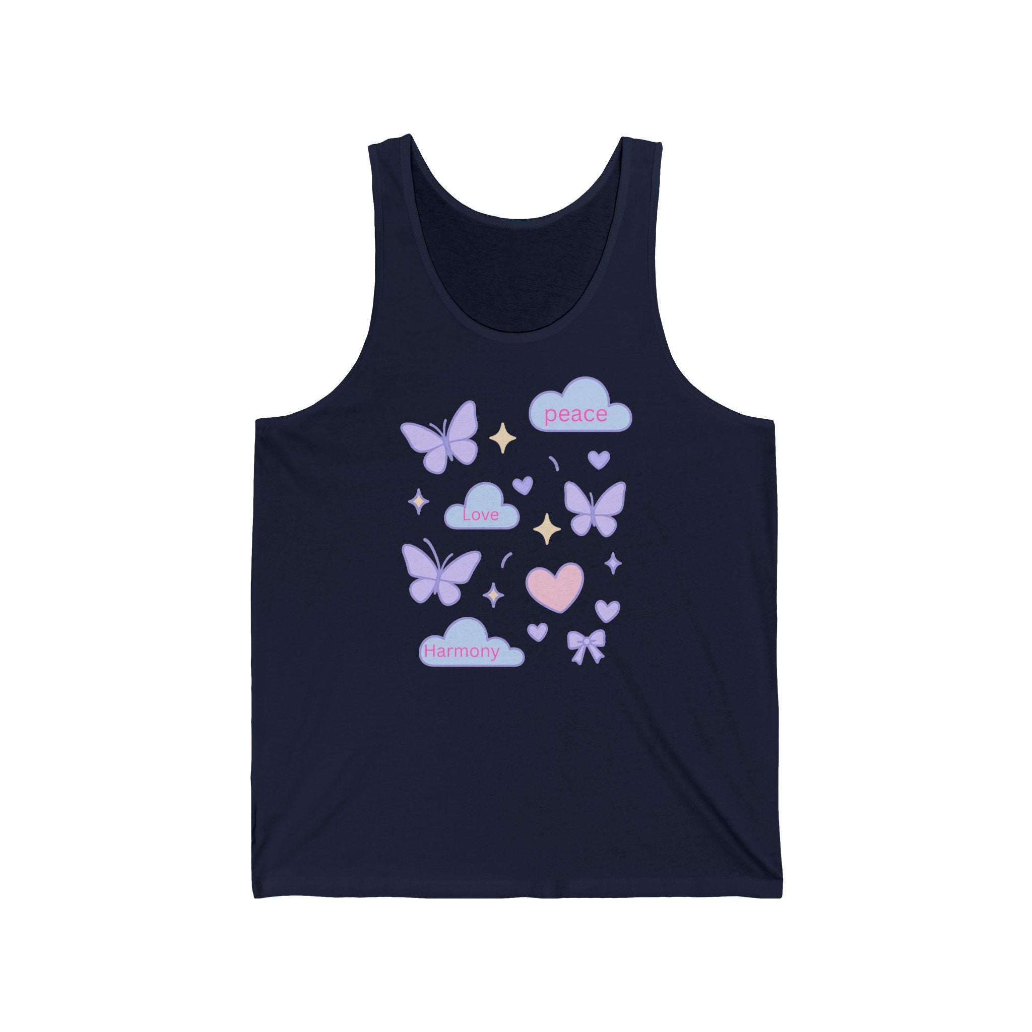 Butterfly Clouds Tank Top —  Peace Love Harmony