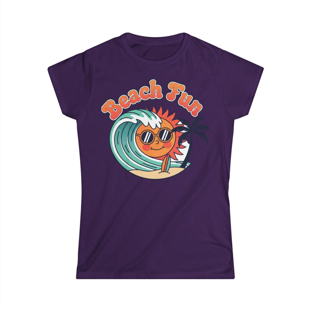 Beach Fun T-Shirt — Retro Sun & Wave Women’s Tee