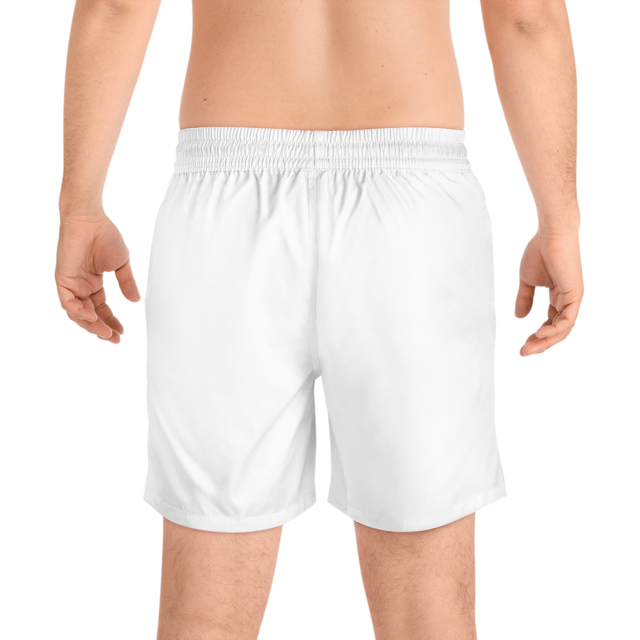 Men's Swim Shorts - Coastal Wave Sunset Logo