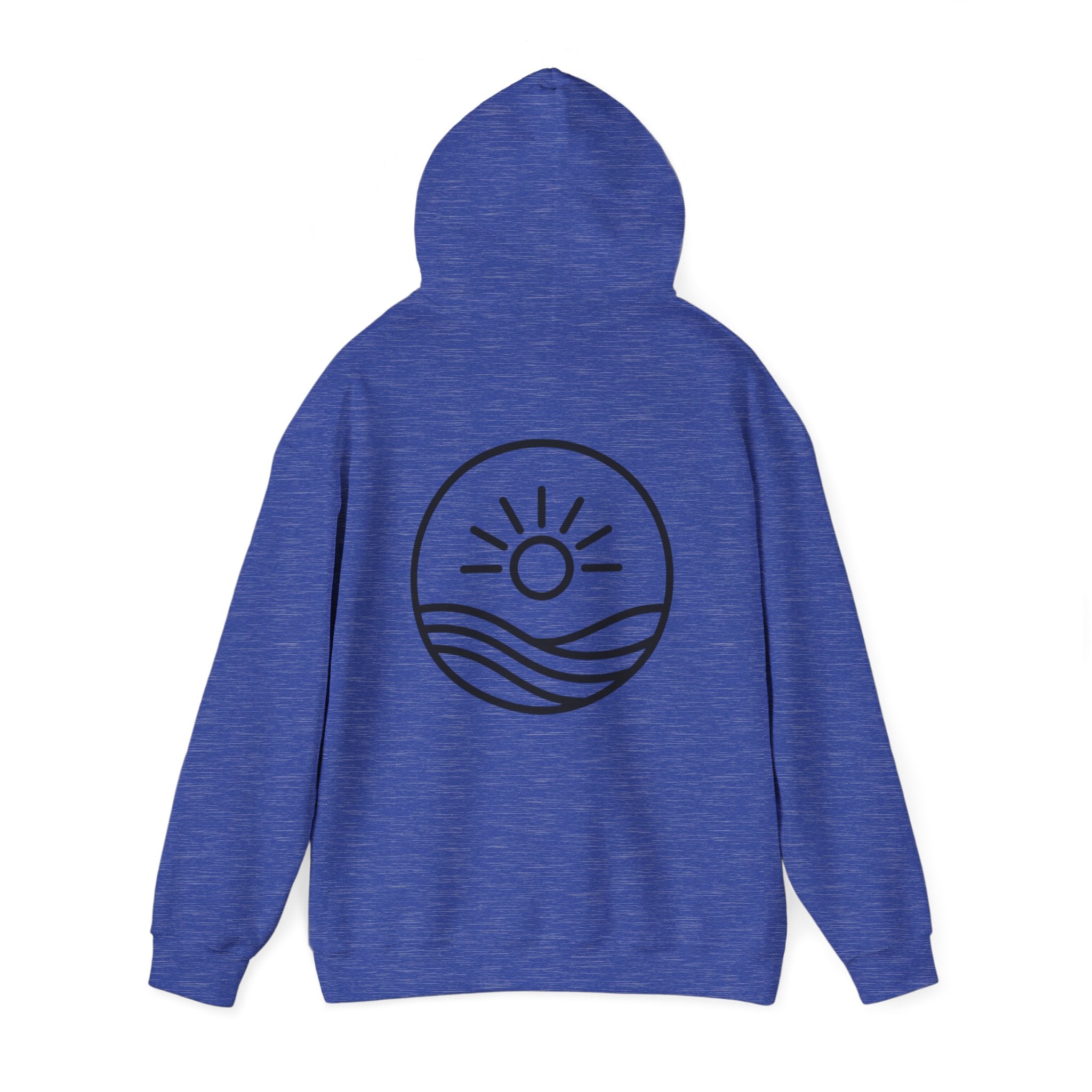 Sunrise Waves Hoodie – Minimal Beach