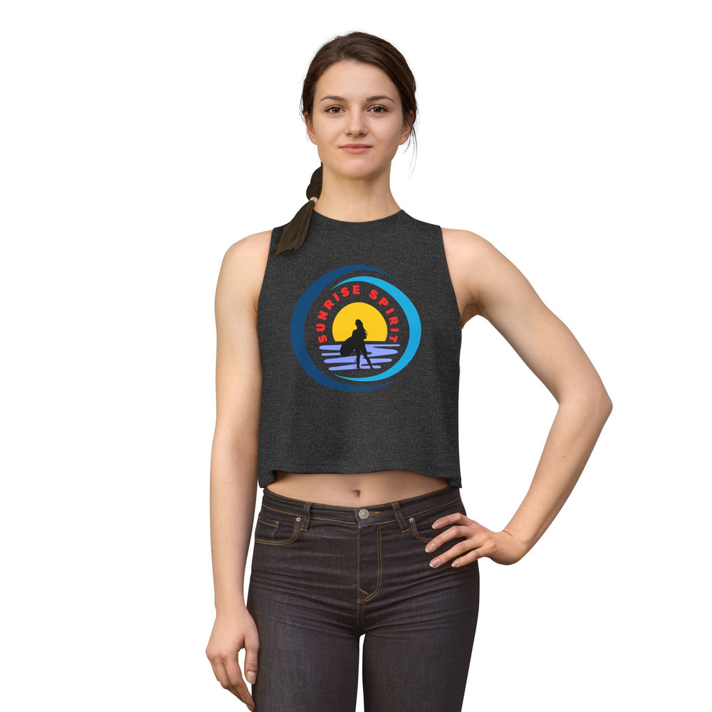 Sunrise Spirit Women's Crop Top — Surf  Beach Tank