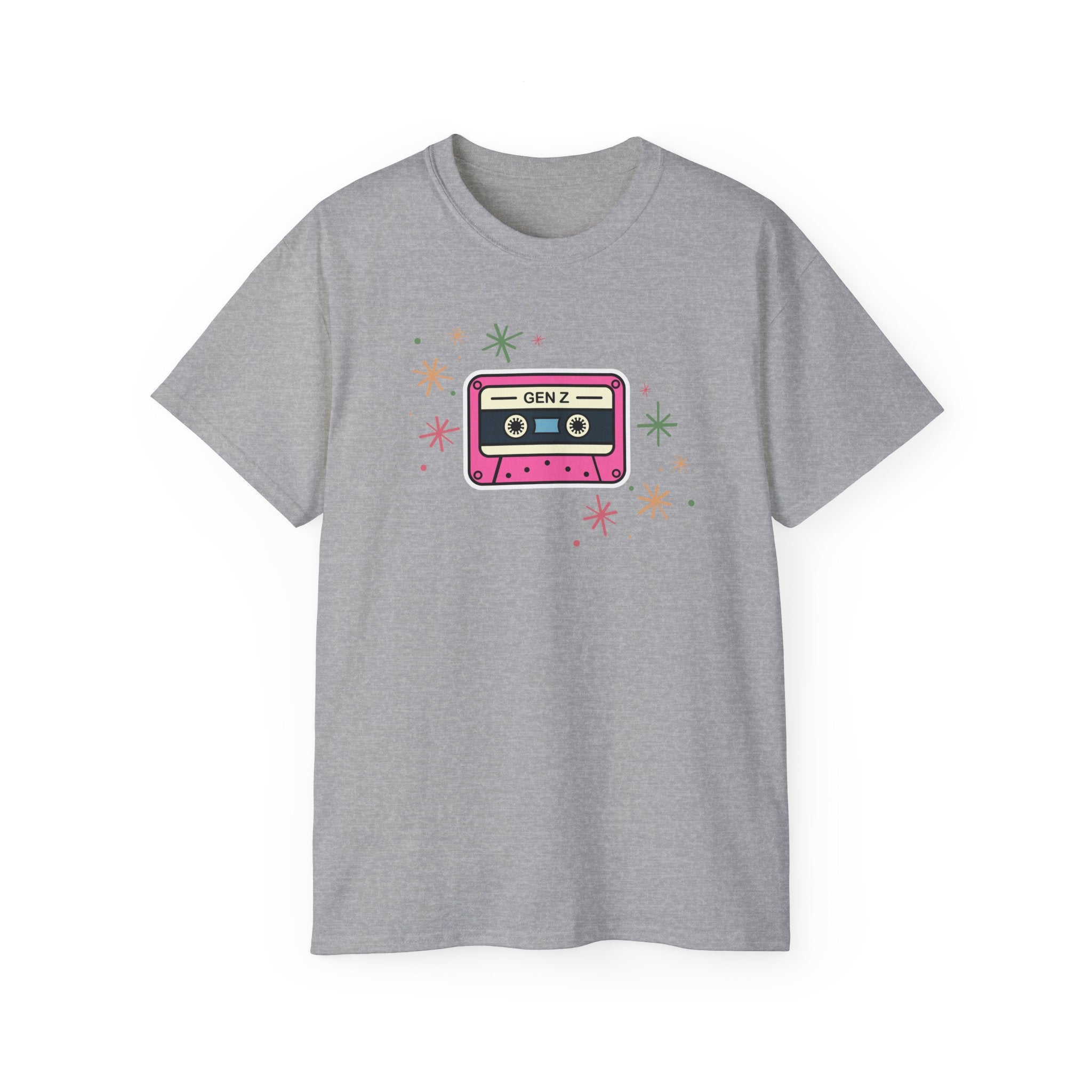 Cassette Tape Tee — 'GEN Z' Retro 90s Vintage Graphic T-Shirt