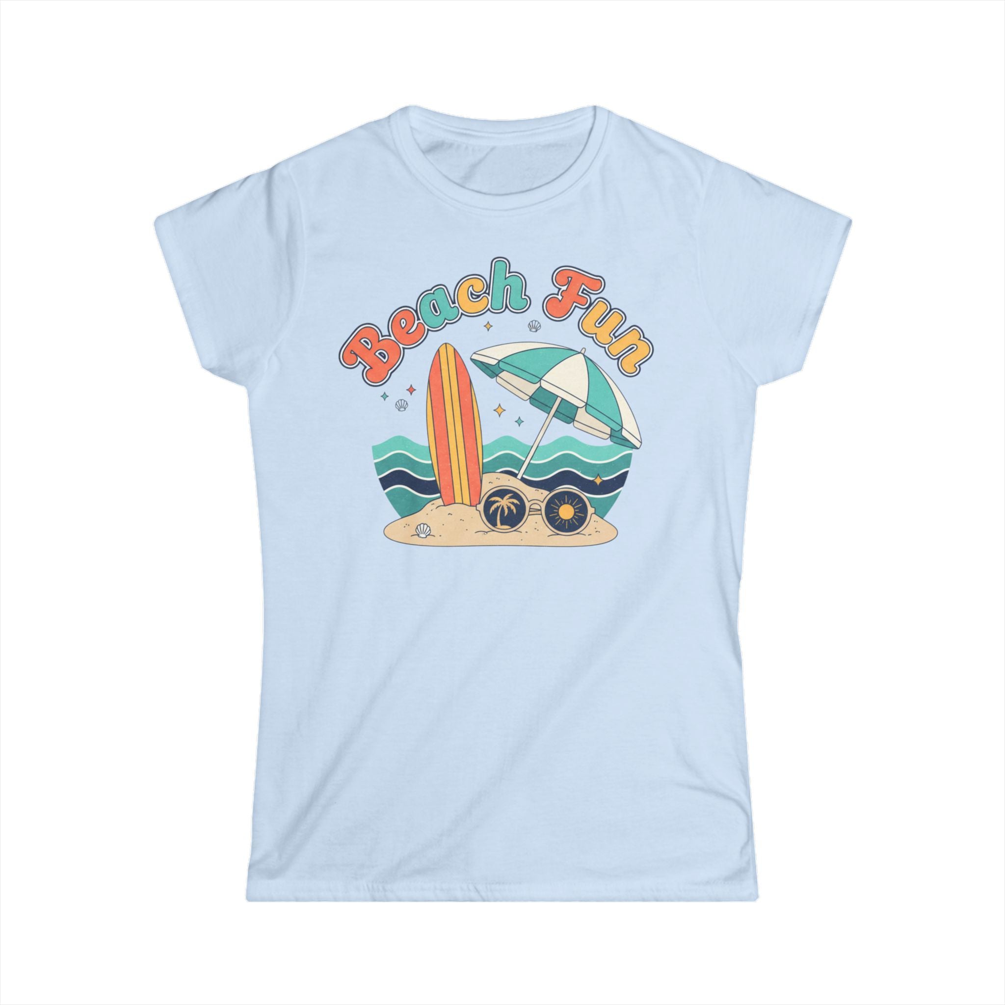 Beach Fun Women's  Retro -Tee