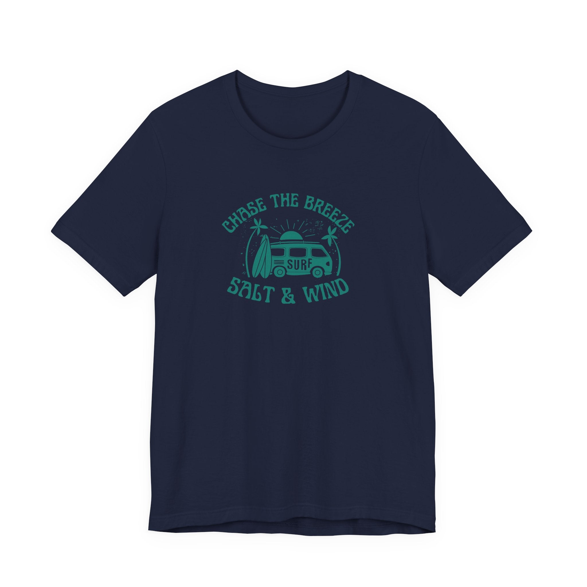 Chase the Breeze Surf Tee — "Salt & Wind" Beach T-Shirt