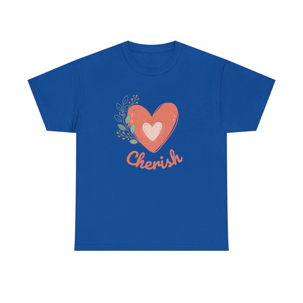 Cherish Heart T-Shirt — Floral Heart
