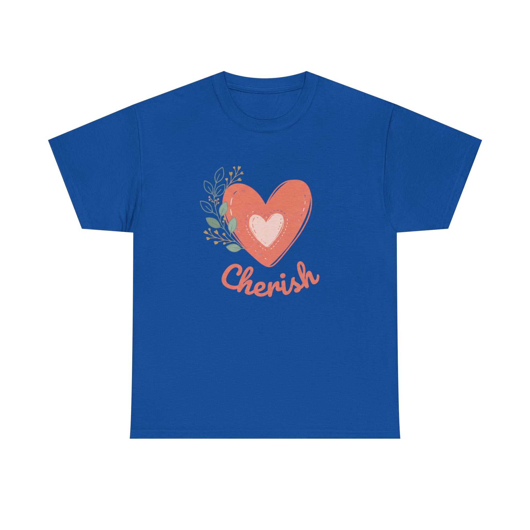 Cherish Heart T-Shirt — Floral Heart