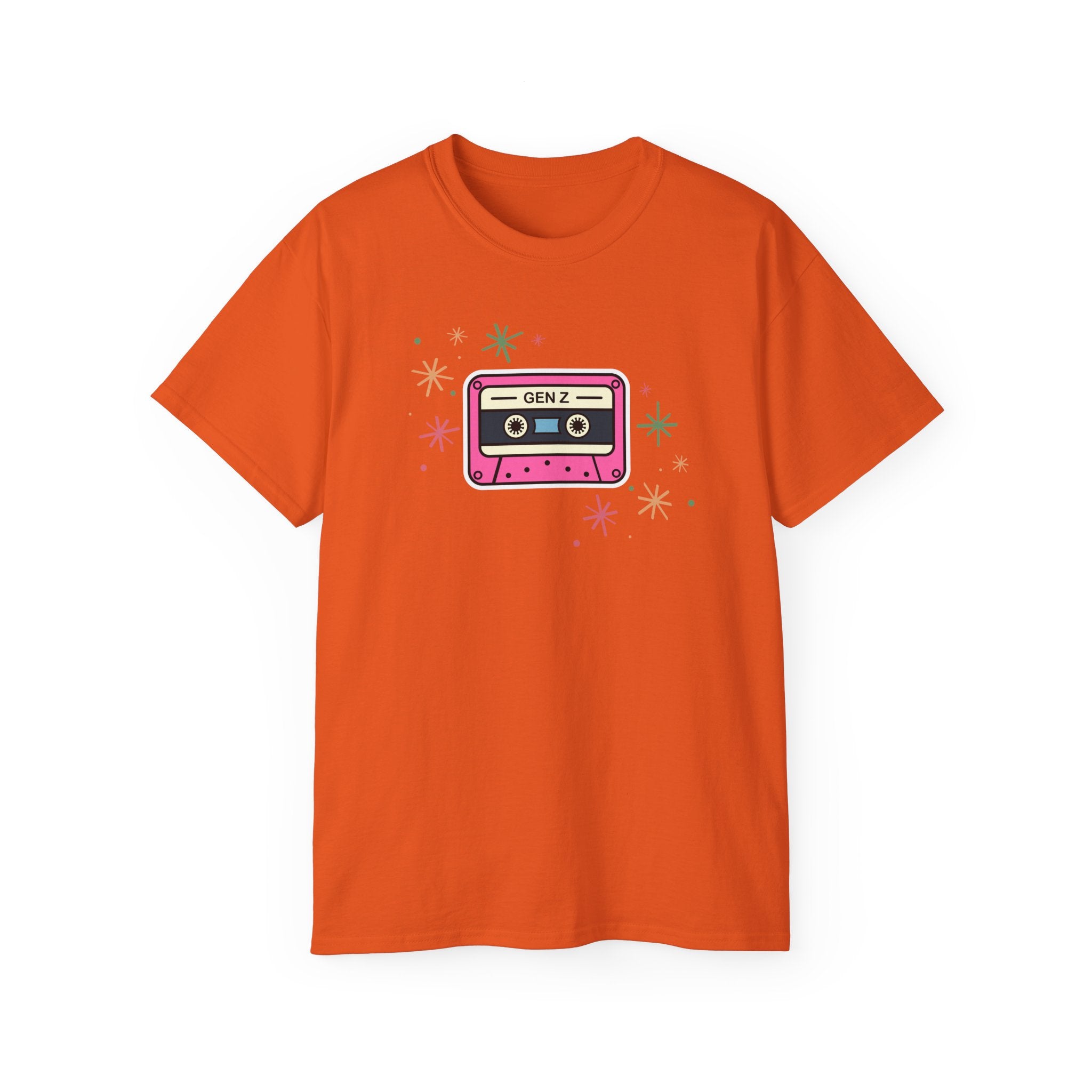 Cassette Tape Tee — 'GEN Z' Retro 90s Vintage Graphic T-Shirt